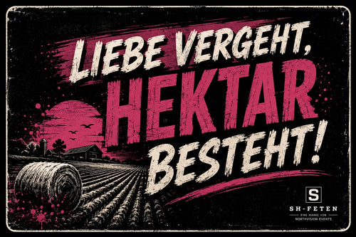 SH-FETEN Sticker Liebe vergeht Hektar besteht